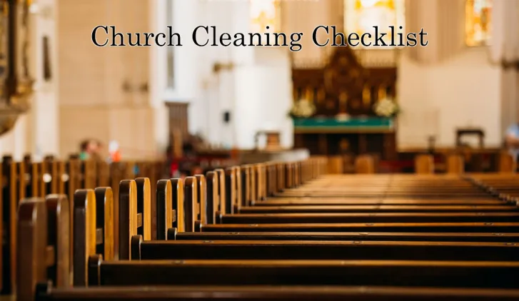 Church Cleaning Checklist