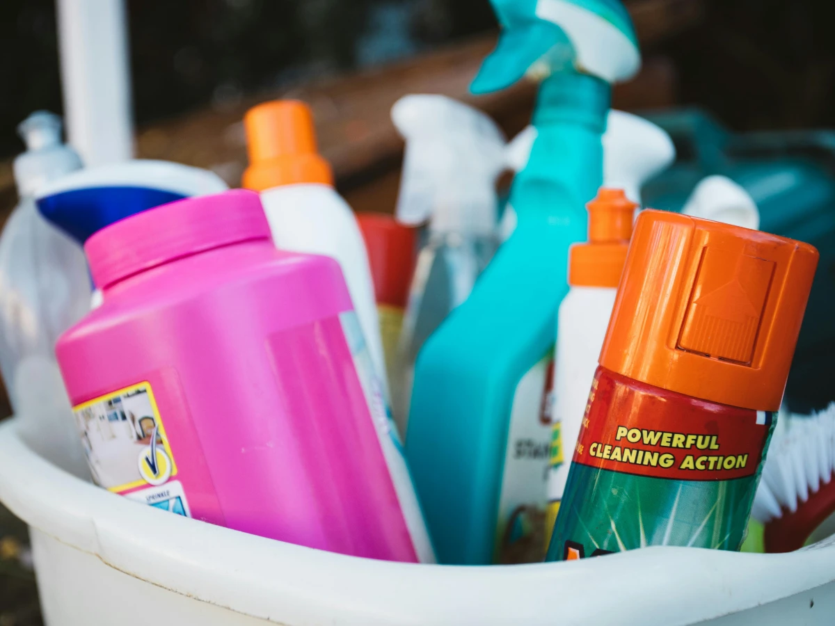 household cleaning supplies